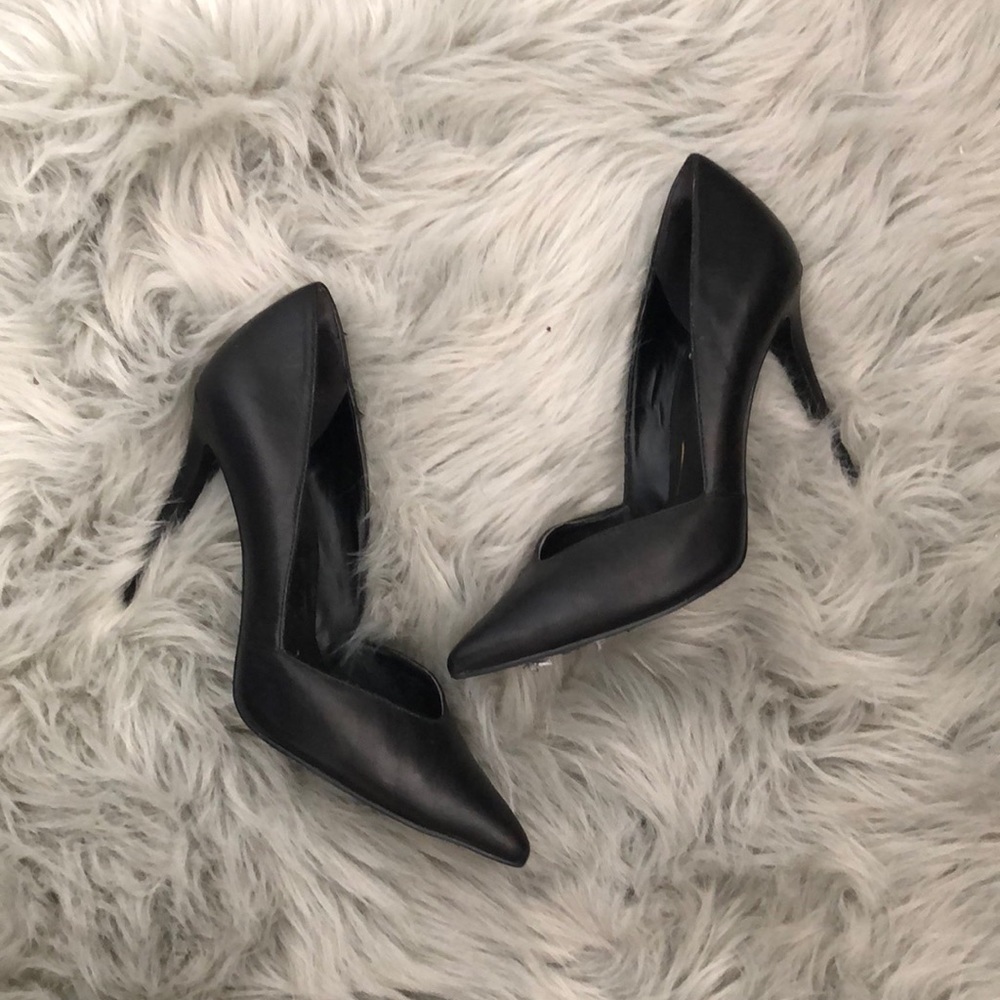 enzo angiolini debbie suede pointed toe pump